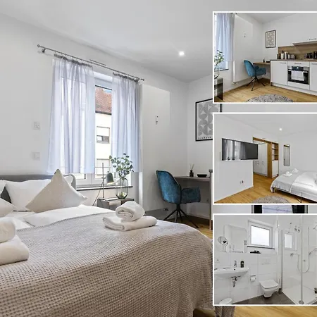 Ma Suite - Smart Apartment 2P - City Center Augsburg Exterior photo